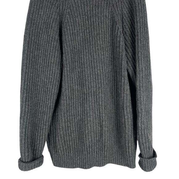 J. Peterman Classic Wool Shawl Collar Chunky Cardigan Men Size L - Picture 8 of 10